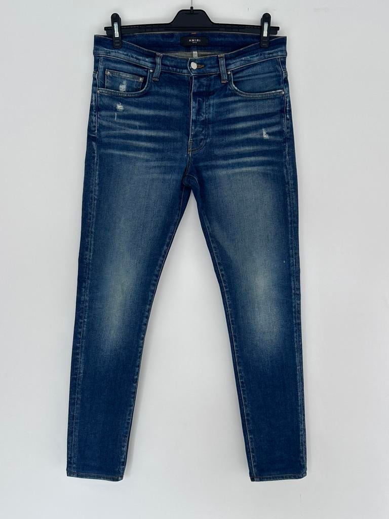 Amiri stack jeans maat 33, Kleding | Heren, Ophalen of Verzenden, Zo goed als nieuw, Blauw, W33 - W34 (confectie 48/50)