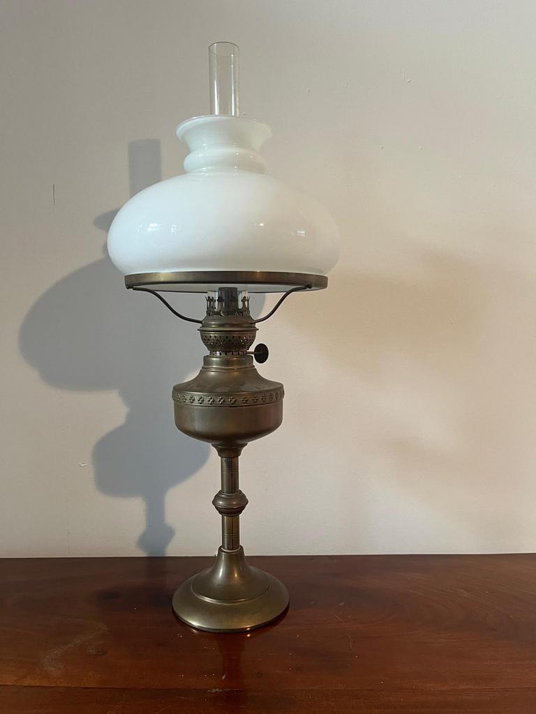Antieke olielamp, Ophalen