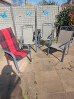 4 tuinstoelen Bois le Duc met kussens, Ophalen, Gebruikt, Wicker