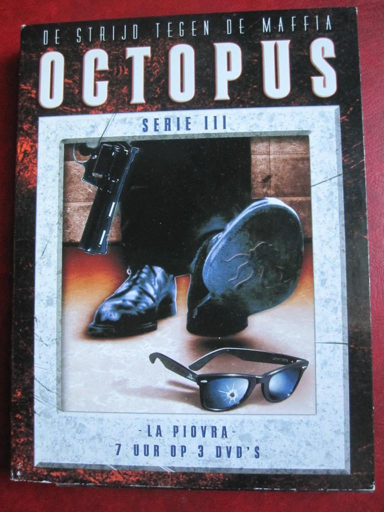Octopus (La Piovra) Serie III (3 disc), Boxset, Ophalen of Verzenden, Zo goed als nieuw, Vanaf 12 jaar
