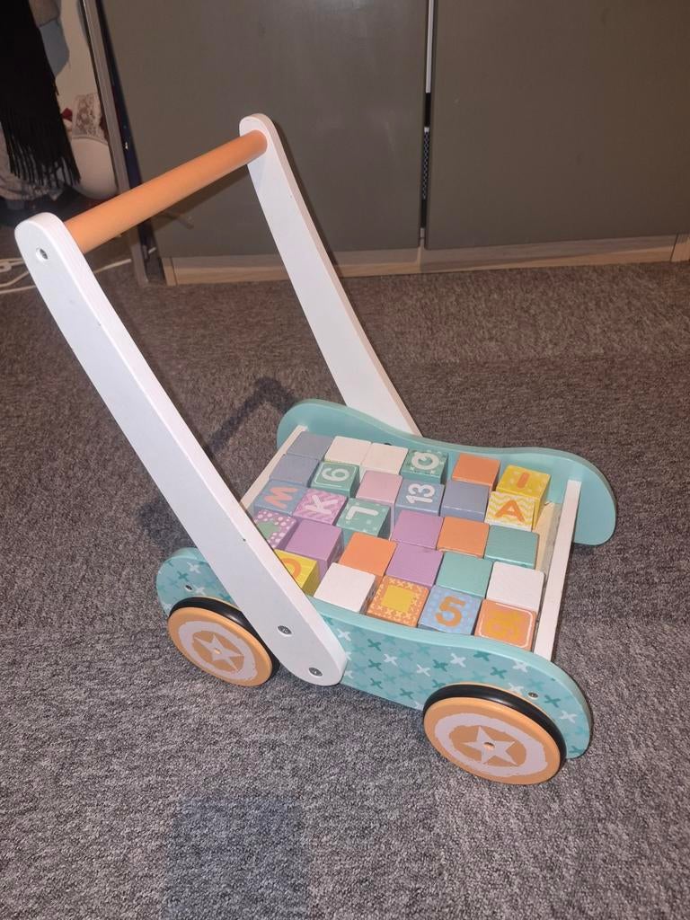 Loopwagen, Ophalen, Zo goed als nieuw, Duw- of Trekspeelgoed