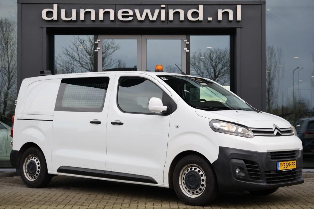 Citroen JUMPY 1.6 BLUEHDI 95 *AUTOMAAT*CRUISE*AIRCO*NL, Auto's, Bestelauto's, Automaat, Wit, Origineel Nederlands, Bedrijf