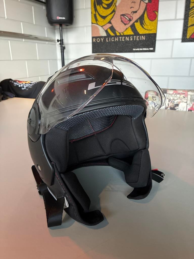 LS2 Airflow Jethelm Zwart, Overige merken, Ophalen of Verzenden, Tweedehands, XL