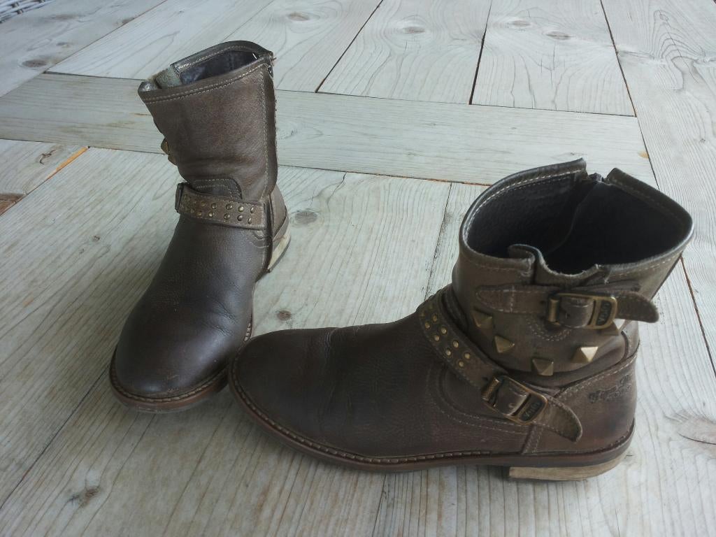 Giga enkellaarsjes, Gebruikt, Meisje, Ophalen of Verzenden, Laarzen