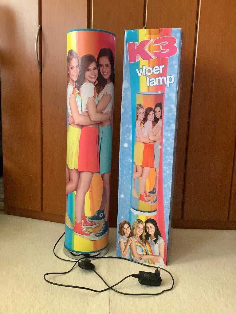 Supergave K3 vloer / K3 sfeer lamp, met led verlichting., Ophalen, Zo goed als nieuw, Minder dan 100 cm
