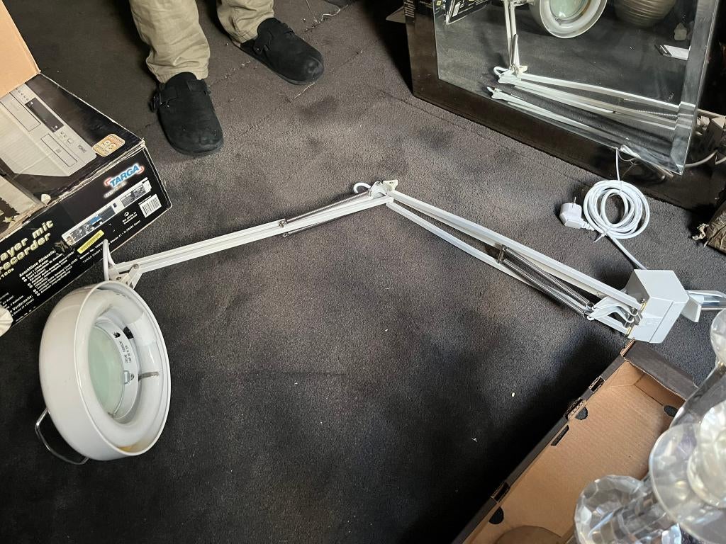 Loeplamp m verlichting  LTS 120, Ophalen of Verzenden, Gebruikt, Vergrootglas of Loep