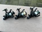 3 x shimano 6000 re baitrunner molen, Ophalen of Verzenden, Gebruikt, Molen