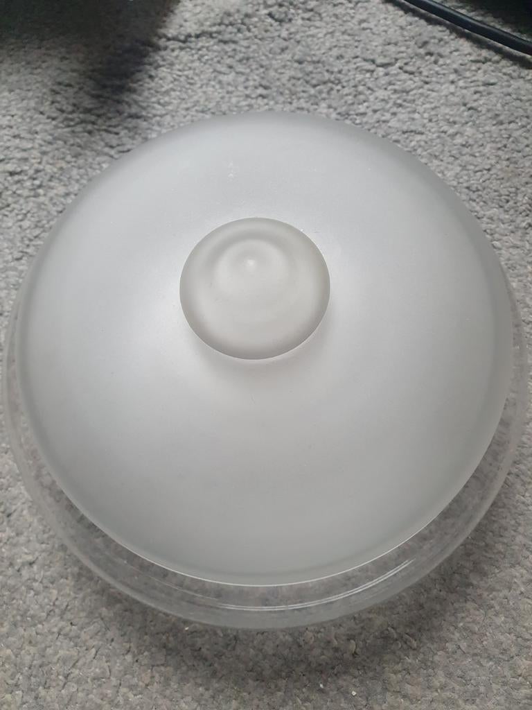 Glazen Koektrommel van Leerdam, Ophalen, Gebruikt