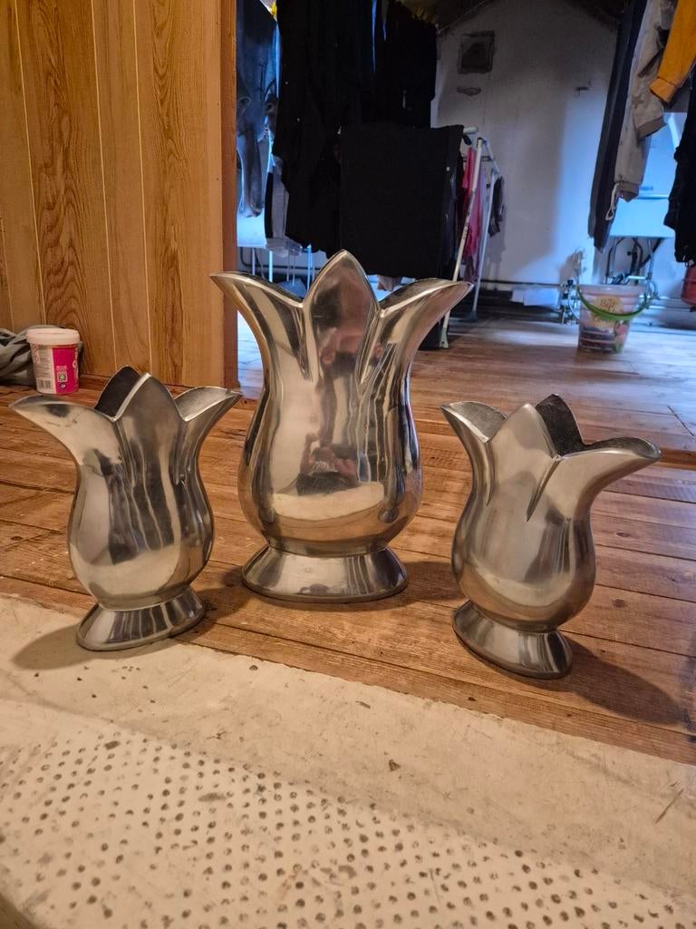 vazenset, Huis en Inrichting, Woonaccessoires | Vazen, Ophalen of Verzenden, Overige kleuren, Aardewerk of Porselein