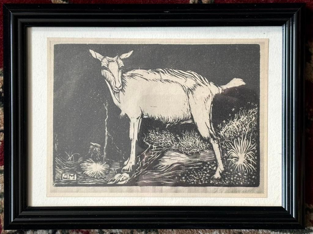 Jan Mankes, “Geit”, Antiek en Kunst, Ophalen of Verzenden