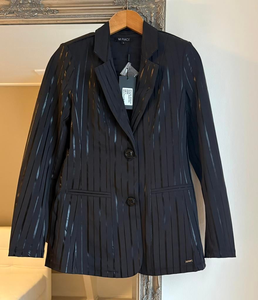 Mi Piace travelstof blazer maat S, Zwart, Nieuw, Ophalen of Verzenden, Jasje