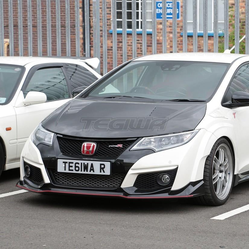 Tegiwa Carbon vented motorkap - Honda Civic Type R FK2 15-17, Ophalen of Verzenden