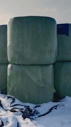 Ronde balen , bijna hooi., Ophalen, Vee