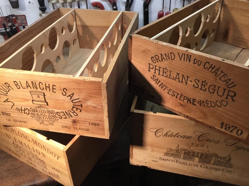 WIJNKIST. Authentieke, Ophalen of Verzenden, Zo goed als nieuw, Minder dan 50 cm