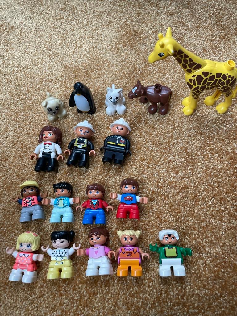 Grote verzameling lego Duplo figuren en dieren, Kinderen en Baby's, Speelgoed | Duplo en Lego, Inclusief minifiguren, Gebruikt