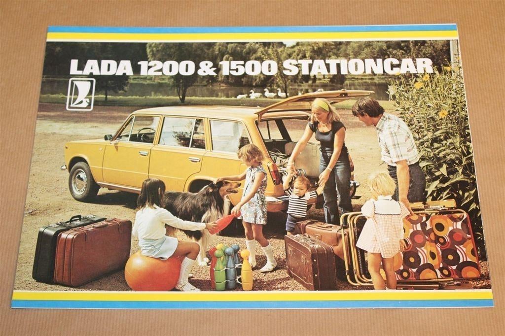 Zeldzame brochure - Lada 1200&1500 Stationcar - 1975, Ophalen of Verzenden, Zo goed als nieuw, Overige merken