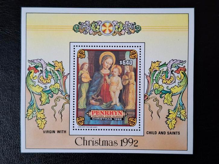 Penrhyn 1992 Kerst, Postzegels en Munten, Postzegels | Oceanië, Postfris, Ophalen of Verzenden