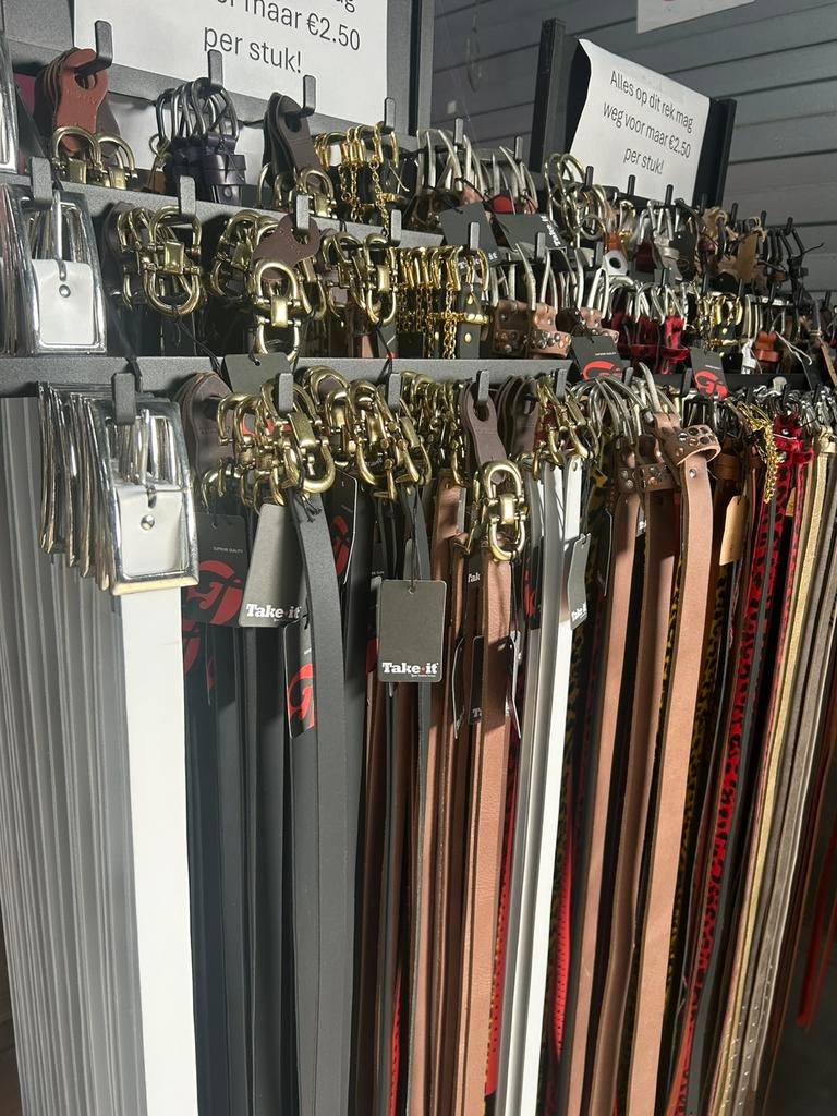 Partij echt Lederen riemen, Kleding | Heren, Ophalen, Nieuw, Zwart, 115 cm of meer