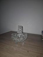 Kristallen mandje met handvat, Antiek en Kunst, Ophalen of Verzenden