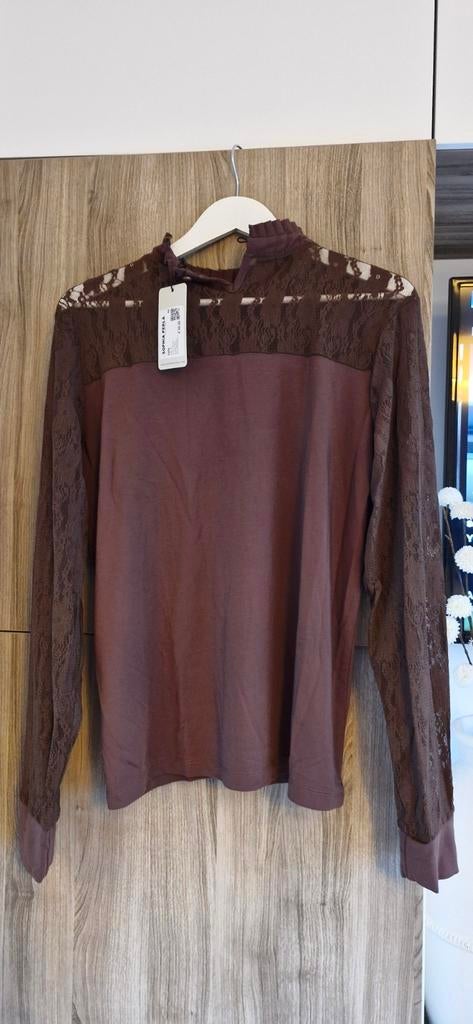Sophia Perla 44 nieuwe top, kant. Bruin, Kleding | Dames, Ophalen of Verzenden, Nieuw, Maat 42/44 (L)