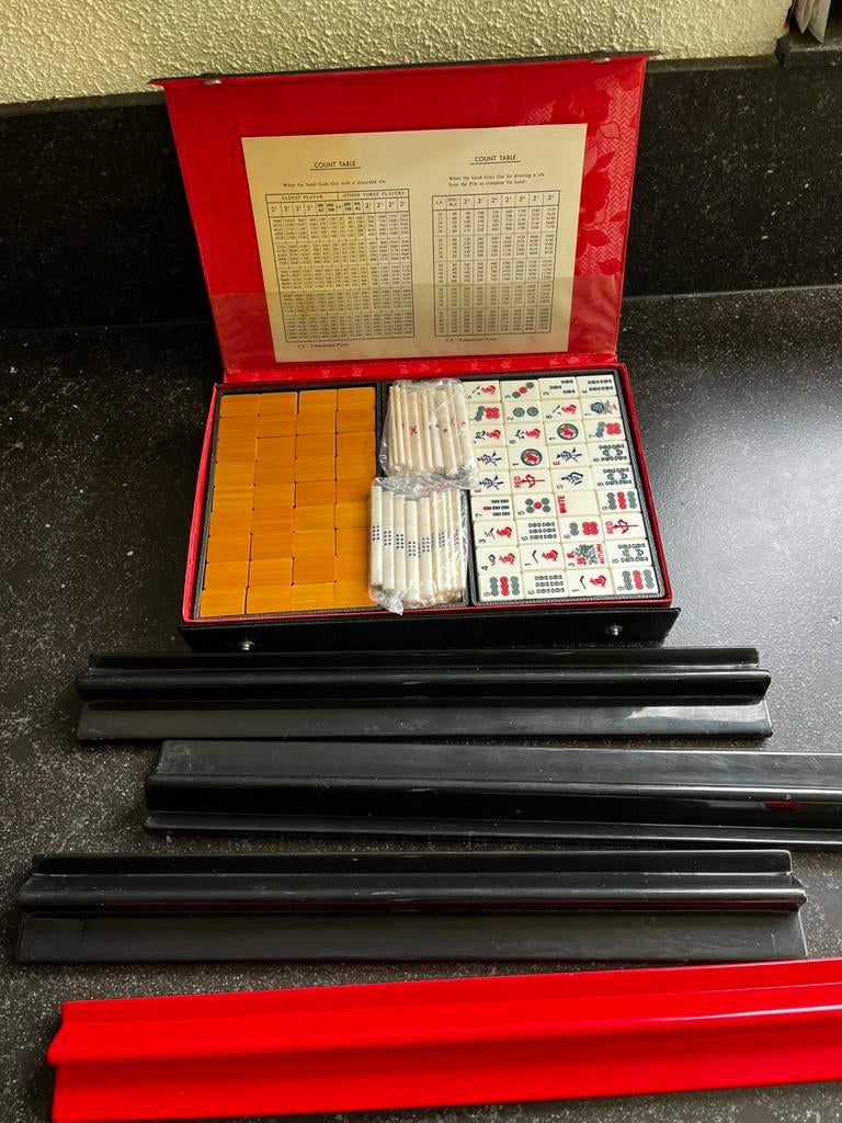Mah-jong spel, Ophalen, Zo goed als nieuw