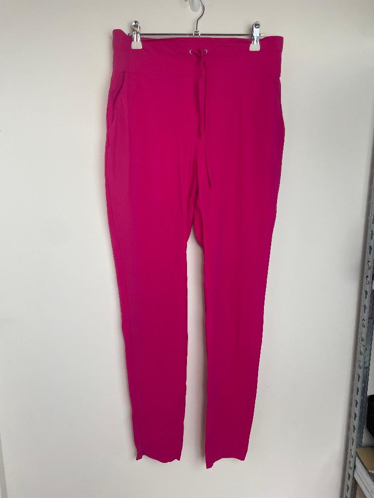 Japan TKY travelstof broek S high waist slim fit ceintuur, Japan TKY, Leidsevaartweg 1, 2106NA Heemstede, Ophalen of Verzenden