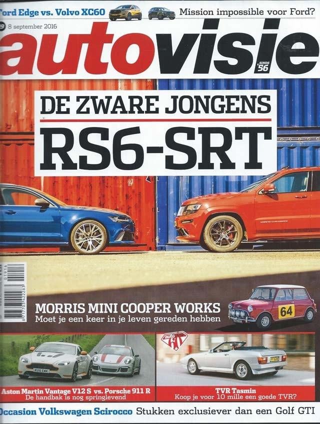 Autovisie 19 2016 : TVR 350i - Porsche 911 R - VW Scirocco, Ophalen of Verzenden, Gelezen, Algemeen