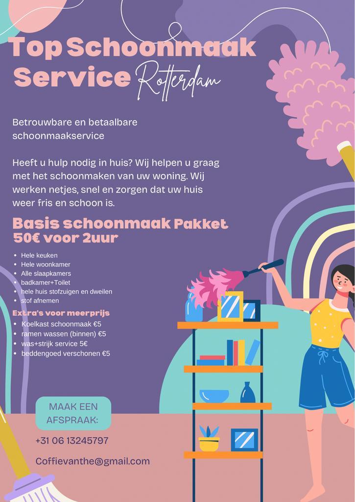 Schoonmaakservice, Diensten en Vakmensen, Schoonmakers en Glazenwassers