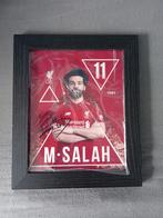 Gesigneerde foto van M. Salah (Liverpool FC) ingelijst, Ophalen of Verzenden, Nieuw, Buitenlandse clubs, Spelerskaart