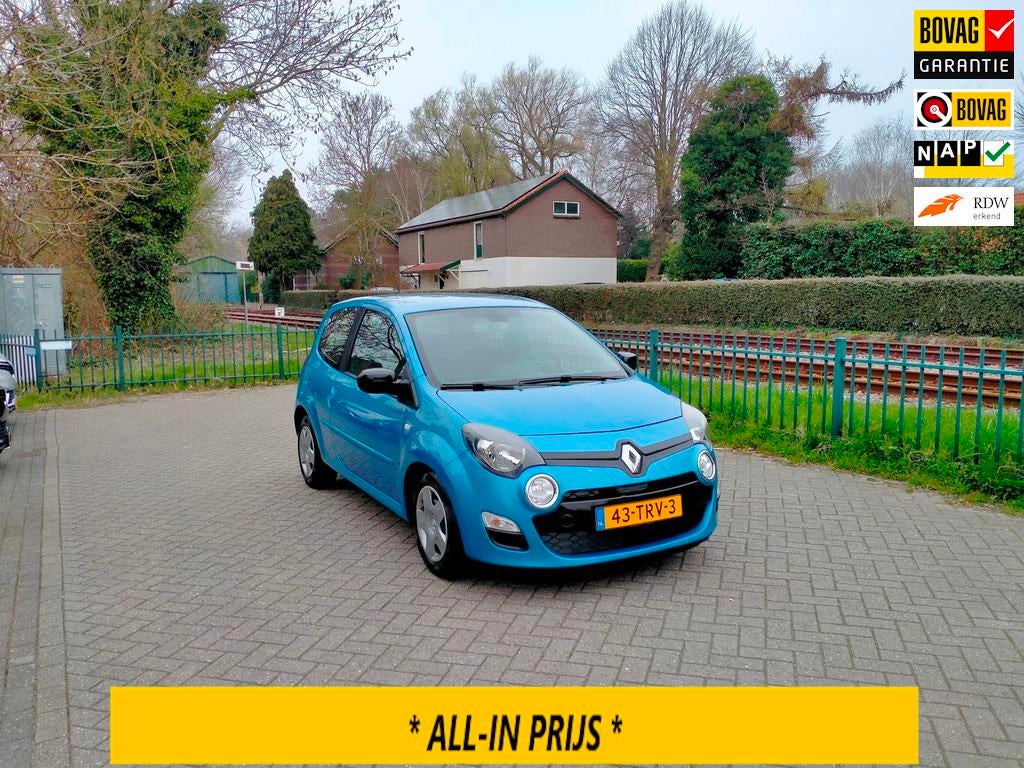 Renault Twingo 1.2 16V Dynamique airco cruise ALLINPRIJS, Auto's, Voorwielaandrijving, Gebruikt, Zwart, 4 cilinders