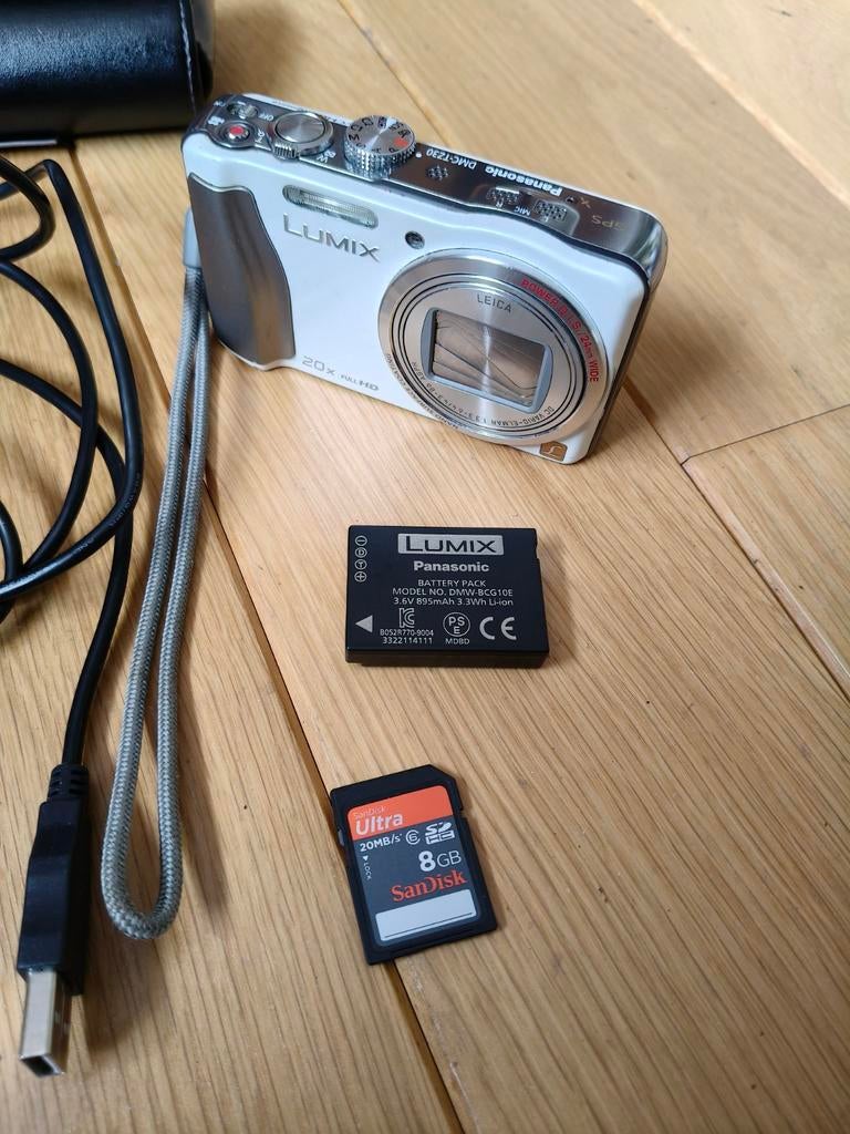 Panasonic Lumix TZ30 camera met accu, 8GB SD en hoesje, Ophalen of Verzenden, Zo goed als nieuw, Overige Merken, 8 keer of meer