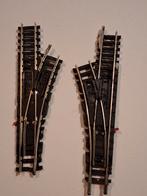 Set van 2 minitrix wissels n spoor, Hobby en Vrije tijd, Modeltreinen | N-Spoor, Gebruikt, Gelijkstroom, Trix, Rails