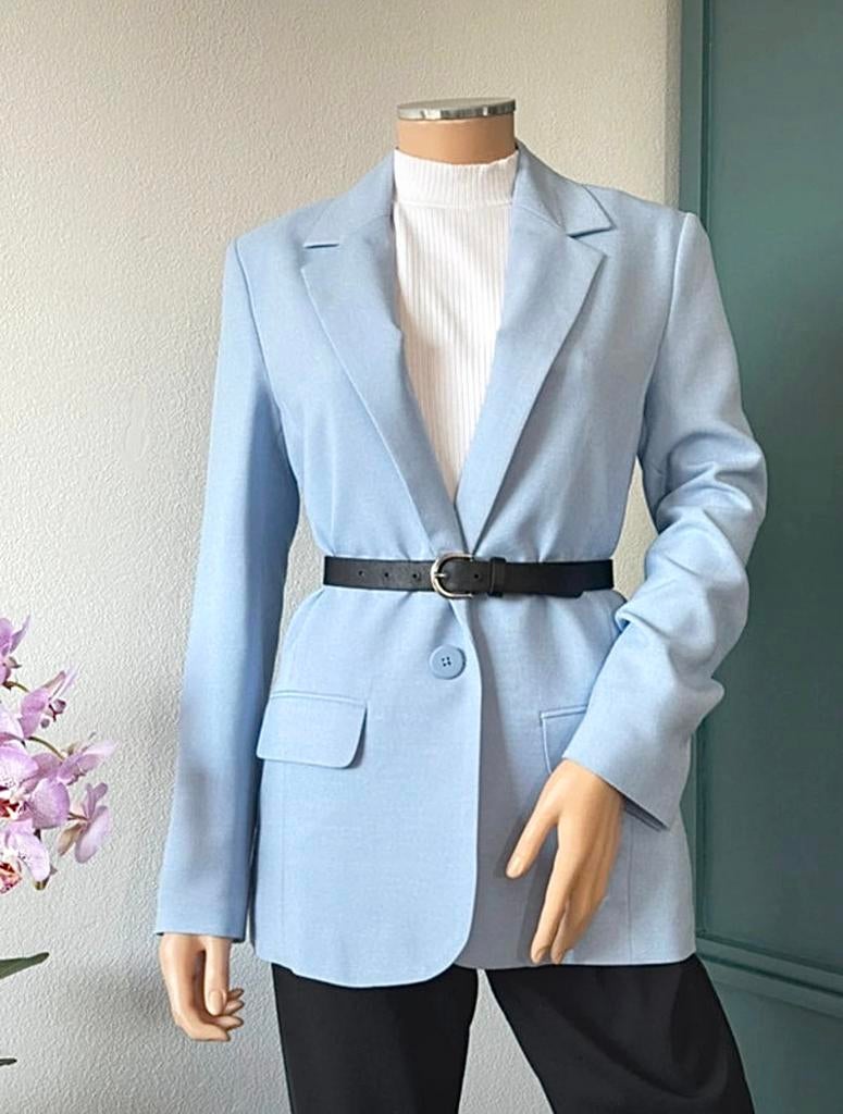 Primark blazer maat S - NIEUW - babyblauw, Nieuw, Ophalen of Verzenden, Jasje, Maat 36 (S)