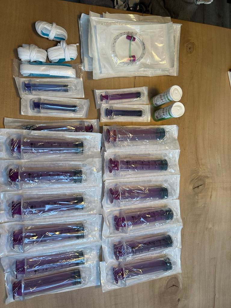 Complete set sondevoeding materialen – nieuw, Diversen, Verpleegmiddelen, Nieuw, Ophalen of Verzenden