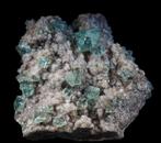 Ex collectie FLUORIET kristallen UV uit de Rogerley Mine, UK, Ophalen of Verzenden, Mineraal