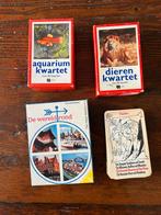 4 vintage kwartetspellen, Ophalen of Verzenden, Zo goed als nieuw, Kwartet(ten)