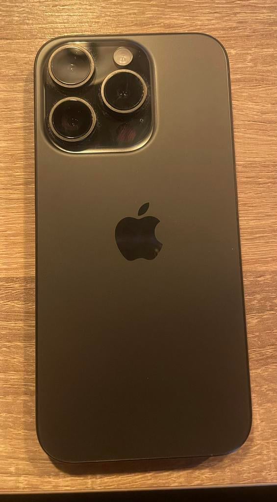 Iphone 15 pro (als nieuw) titanium, 128 GB, Zwart, Ophalen of Verzenden, Zo goed als nieuw