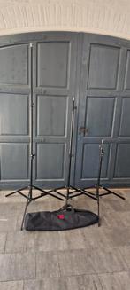 Jinbei 3x statieven flitserhouder, Ophalen, Gebruikt, 175 cm of meer, Driepoot