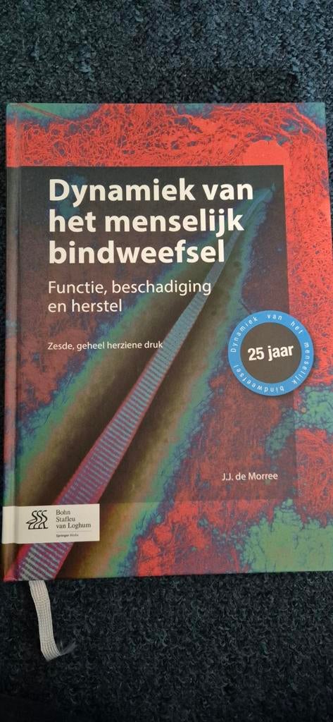 Dynamiek van het menselijk bindweefsel - J.J. de Morree, Boeken, Studieboeken en Cursussen, Zo goed als nieuw, J.J. de Morree