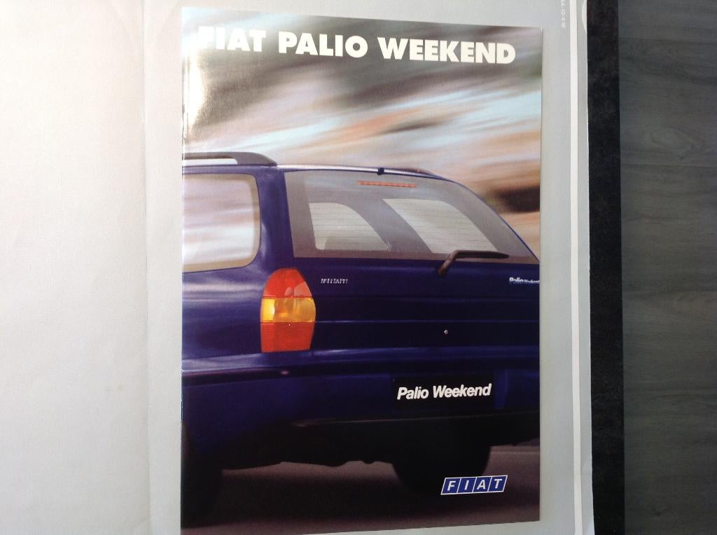 Fiat Palio Weekend folder NED 28 blz  1999, Boeken, Ophalen of Verzenden, Nieuw, Overige merken