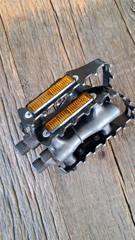 Set Con-tec tappers met grip, Fietsen en Brommers, Fietsonderdelen, Crankstel of Pedalen, Kinderfiets, Staal, Ophalen of Verzenden