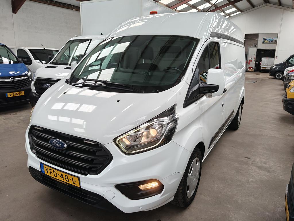 Ford Transit Custom 340 2.0 TDCI L2H2 Trend MHEV (bj 2020), Voorwielaandrijving, Stof, 4 cilinders, Wit