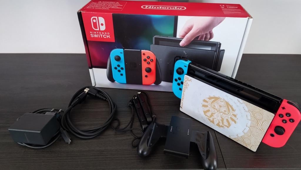 Nintendo Switch met originele verpakking, Spelcomputers en Games, Spelcomputers | Nintendo Switch, Ophalen of Verzenden, Gebruikt