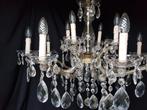 grote 12 lamps Maria Theresia kroonluchter, Ophalen of Verzenden, Gebruikt, Glas