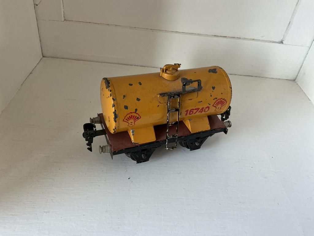 Vintage Shell Tankwagon - Gebruikt marklin spoor 0, Overige merken, Gebruikt, Gelijkstroom of Wisselstroom, Wagon