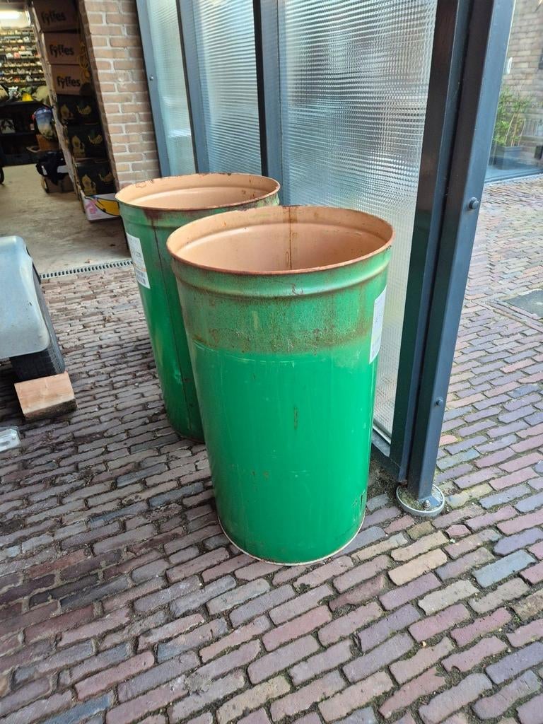 Vuurton, brandton, stookton 200 liter, Tuin en Terras, Ophalen