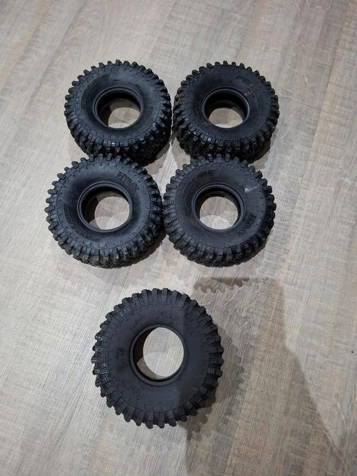 Proline hyrax 1.9 rc crawler banden, Hobby en Vrije tijd, Modelbouw | Radiografisch | Auto's, Gebruikt, Auto offroad, Schaal 1:10