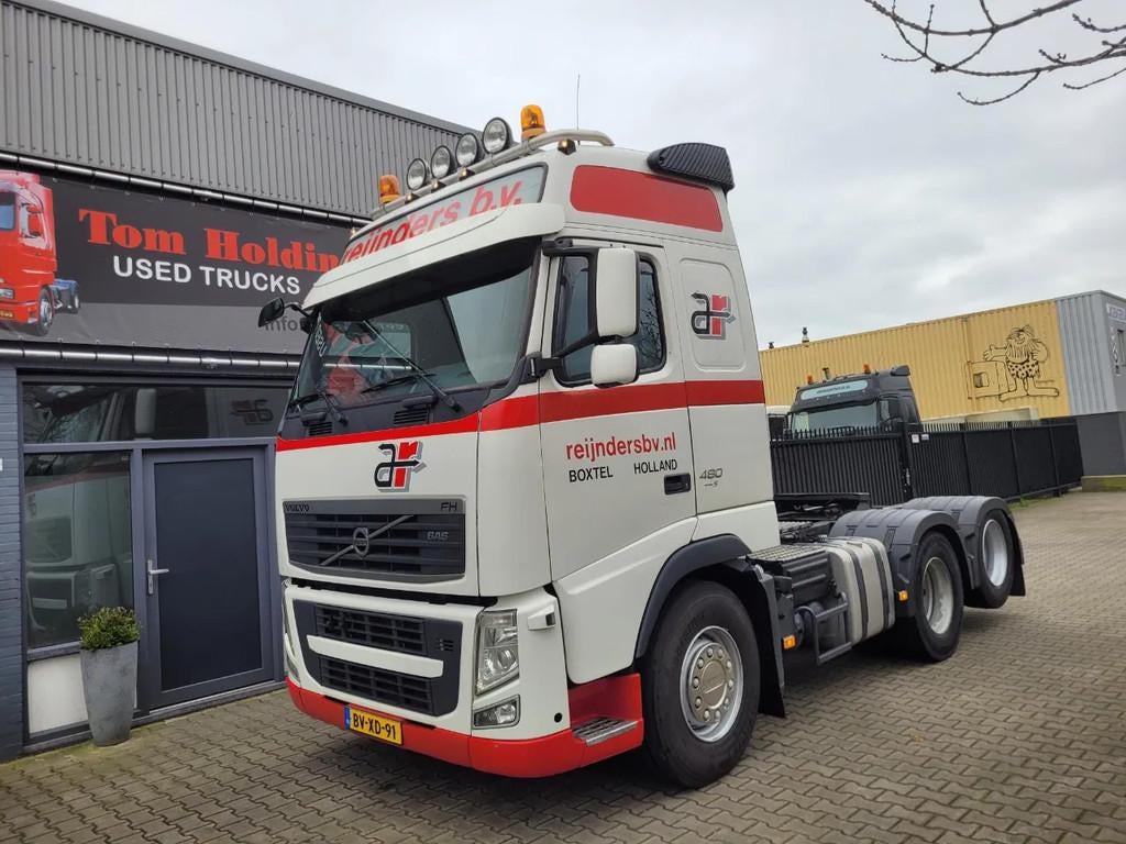 Volvo FH 13.480 6X2 globetrotter full air manual gearbox hyd, Euro 5, 653 pk, Wit, Origineel Nederlands