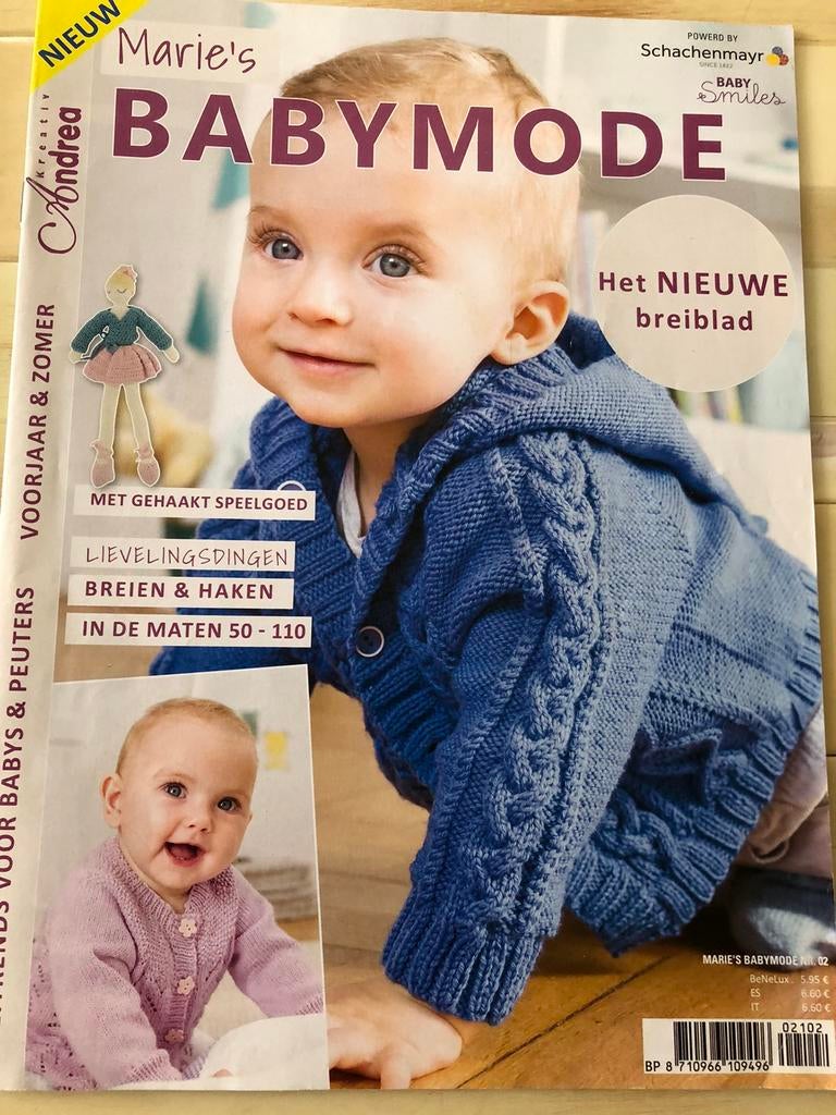 Baby mode brei en haakboek, Ophalen of Verzenden, Zo goed als nieuw, Breien of Haken, Patroon of Boek