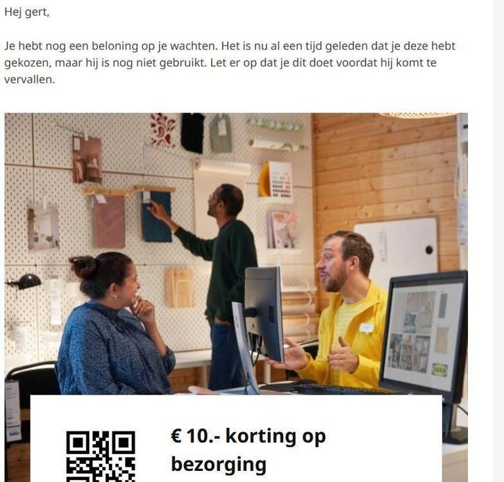 10 euro korting op IKEA verzendkosten, Computers en Software, Overige Computers en Software, Nieuw, Verzenden